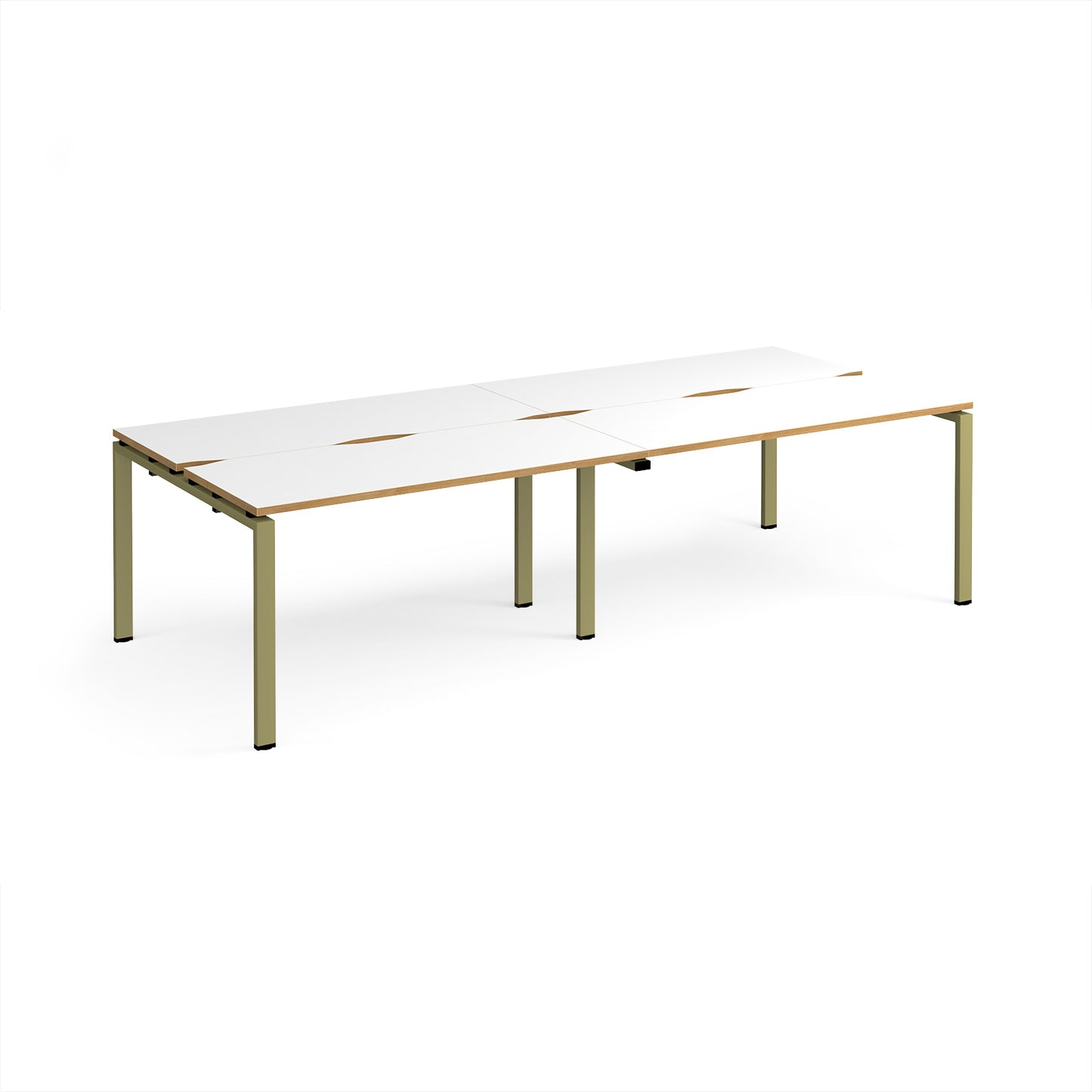 Adapt double back to back desks 1200mm deep - E2812-GN-WO