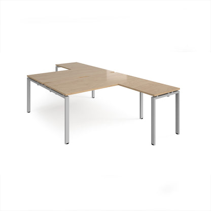 Adapt back to back desk with return - ER16168-S-KO