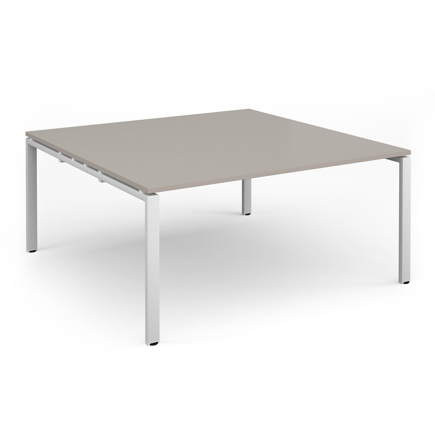 Adapt square boardroom table - EBT1616-WH-LG