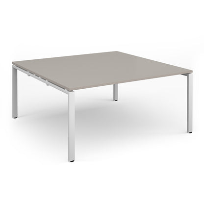 Adapt square boardroom table - EBT1616-WH-LG