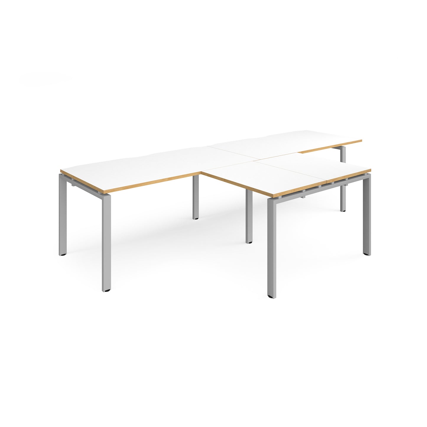 Adapt double desk with returns - ER3288-S-WO