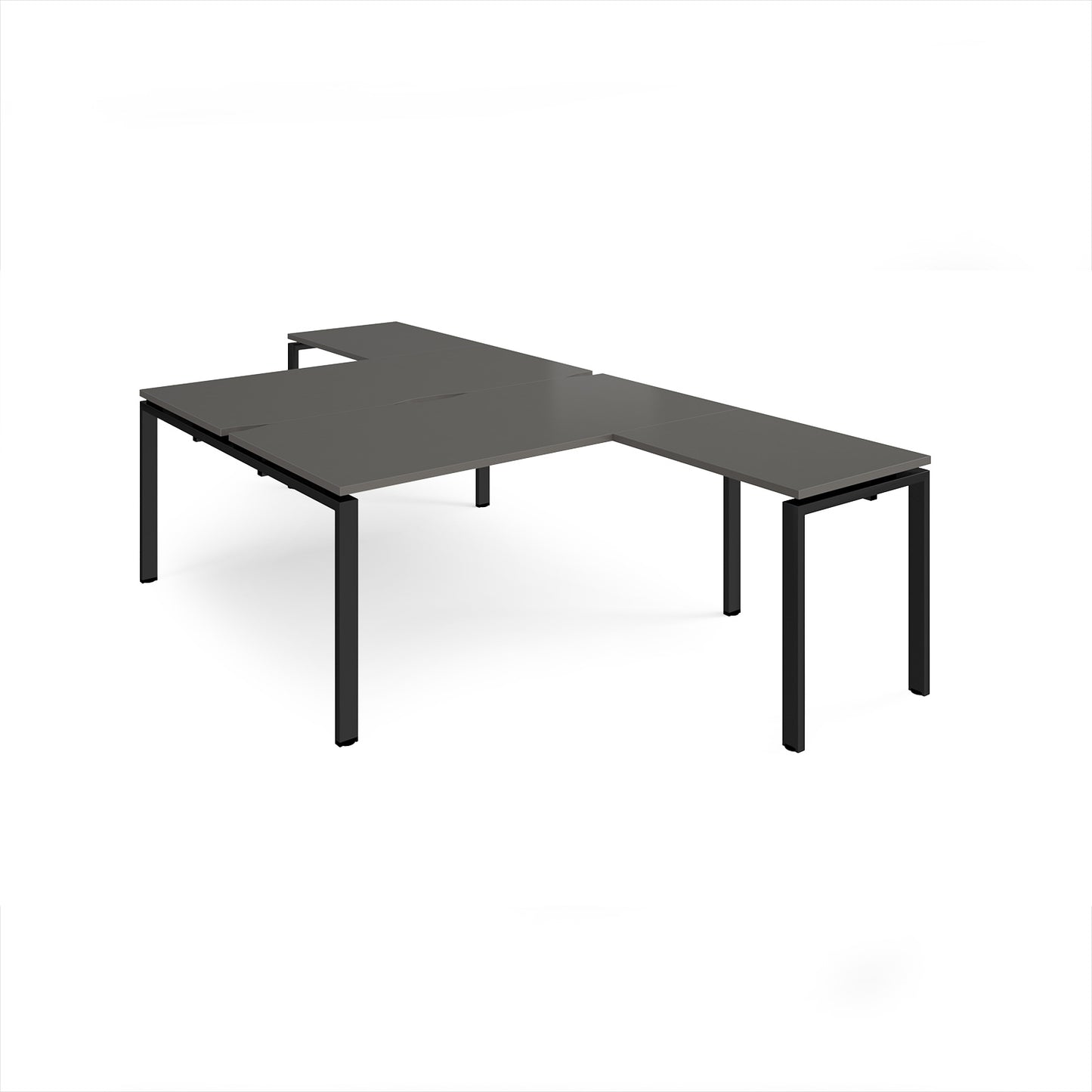 Adapt back to back desk with return - ER16168-K-OG
