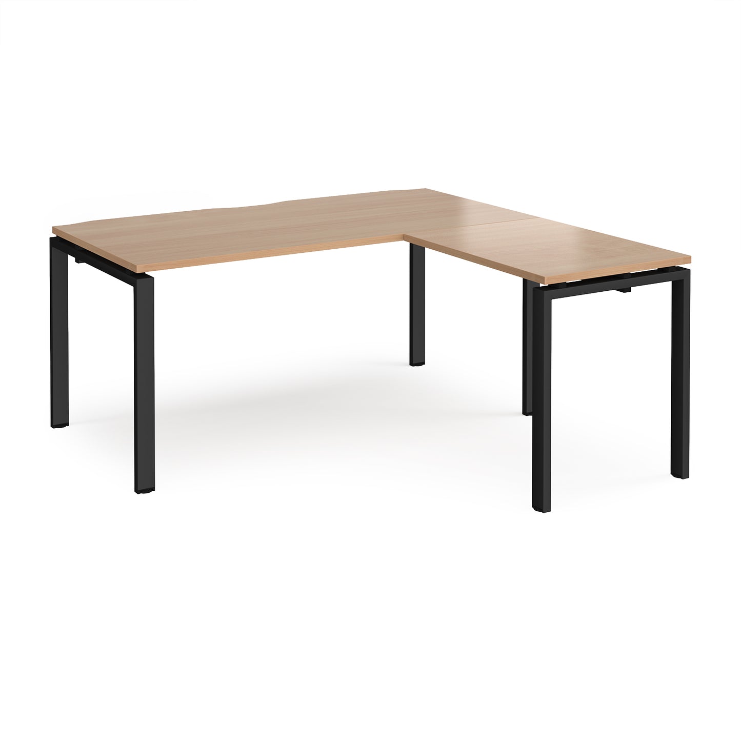 Adapt straight desk with return - ER1688-K-B