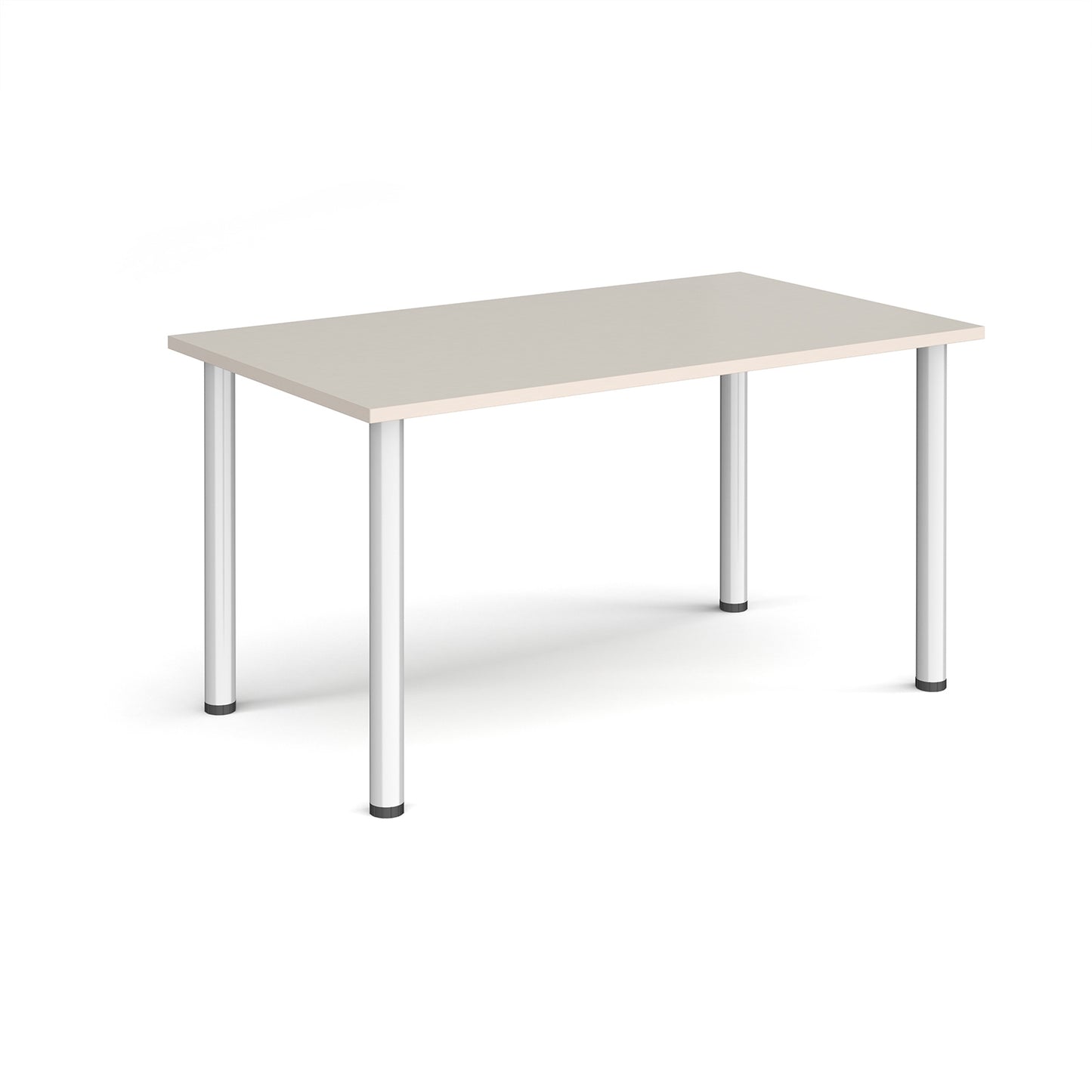 Rectangular radial leg meeting table - DRL1400-S-LG