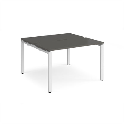 Adapt back to back desks 1200mm deep - E1212-WH-OG