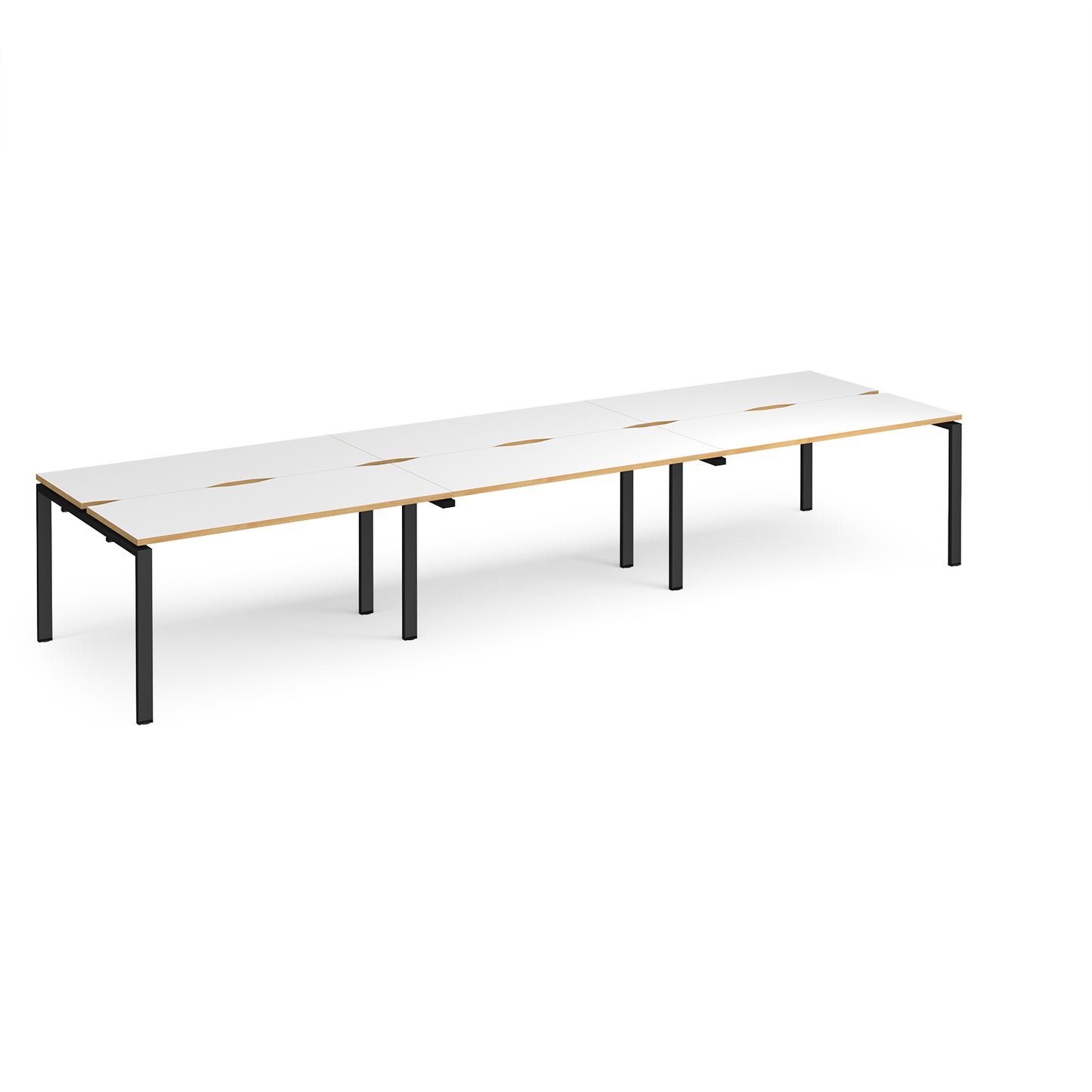 Adapt triple back to back desks 1200mm deep - E4212-K-WO