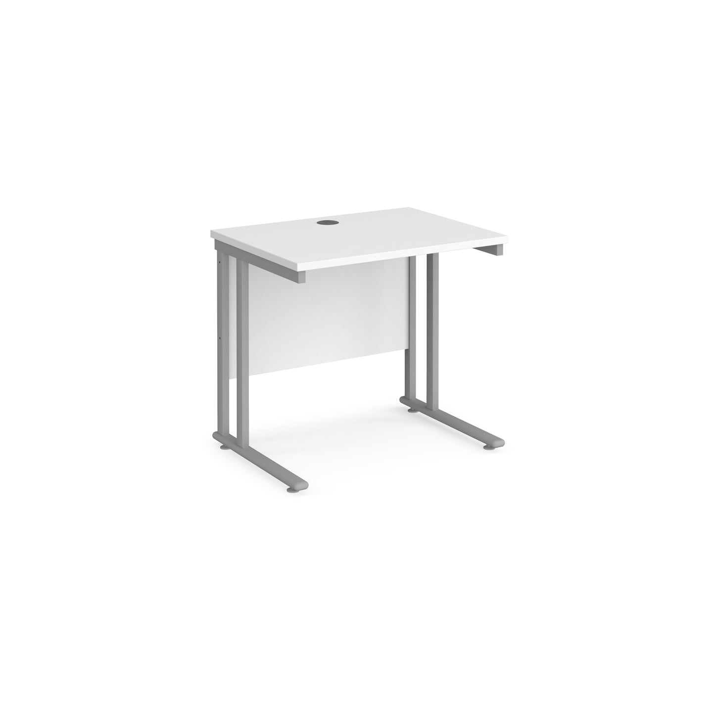 Maestro 25 cantilever 600mm deep desk - MC608SWH