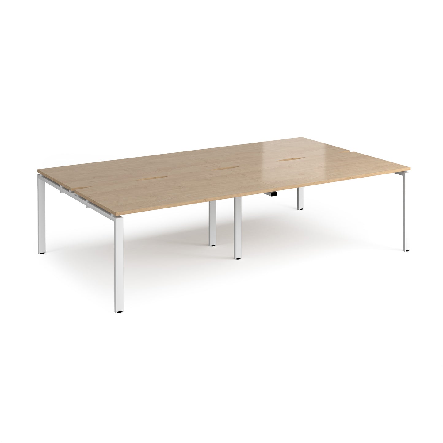 Adapt double back to back desks 1600mm deep - E2816-WH-KO