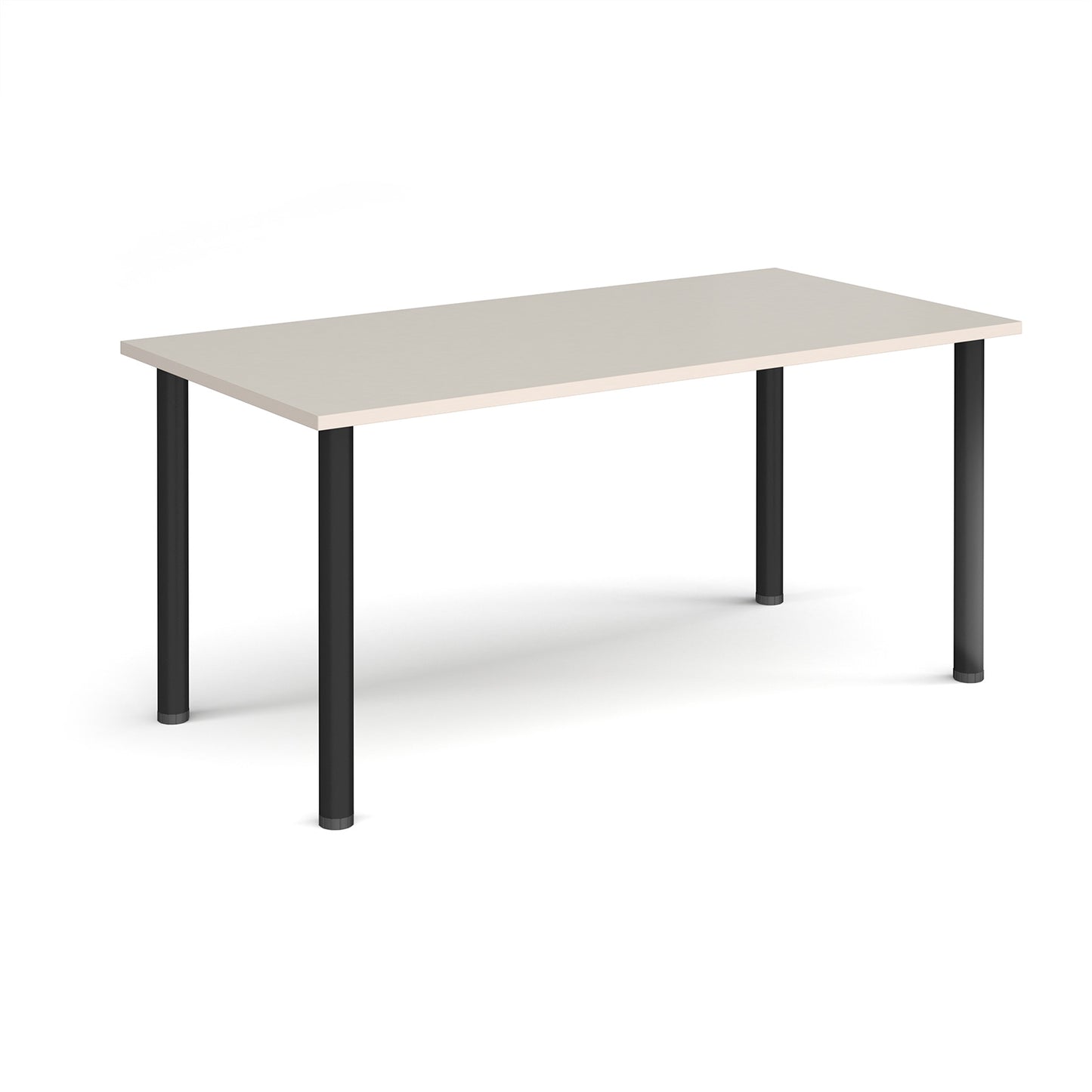 Rectangular radial leg meeting table - DRL1600-K-LG
