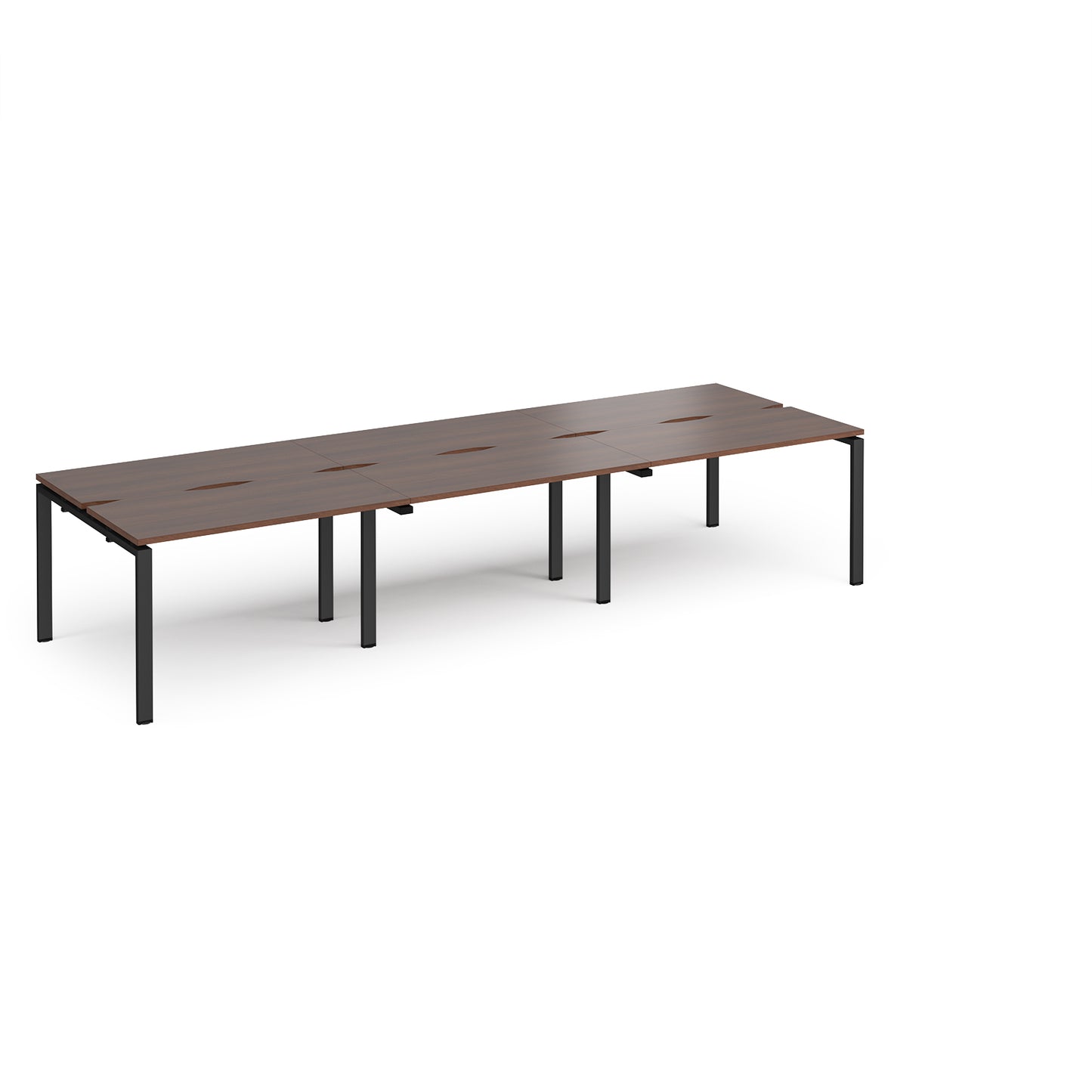 Adapt triple back to back desks 1200mm deep - E3612-K-W