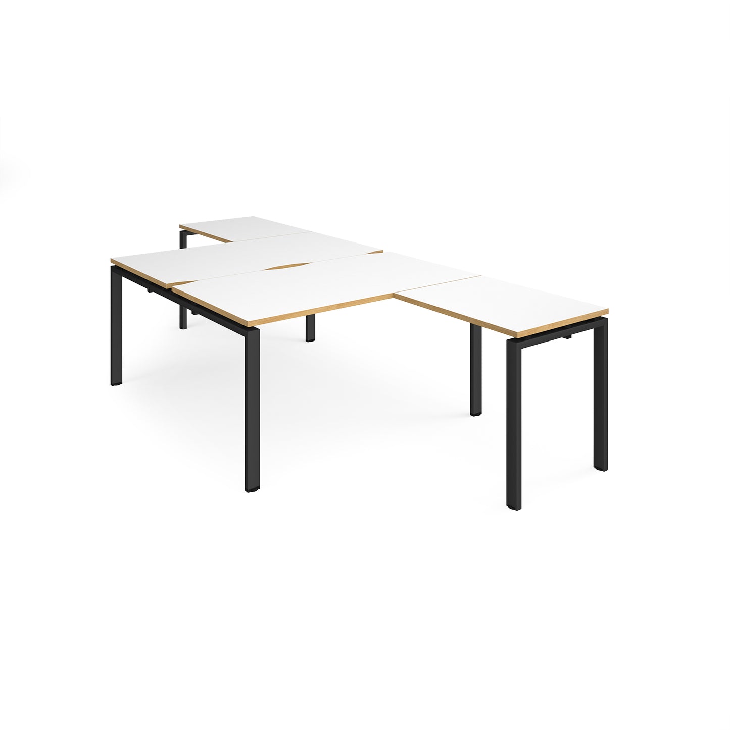 Adapt back to back desk with return - ER14168-K-WO