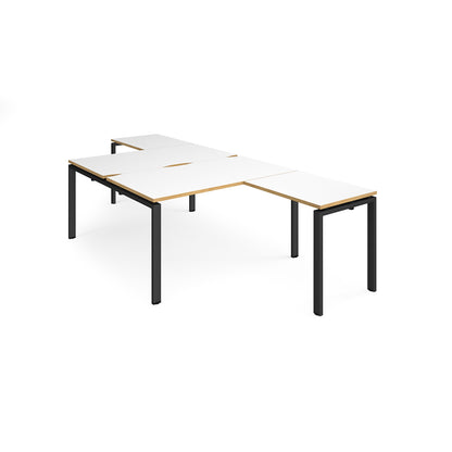 Adapt back to back desk with return - ER14168-K-WO