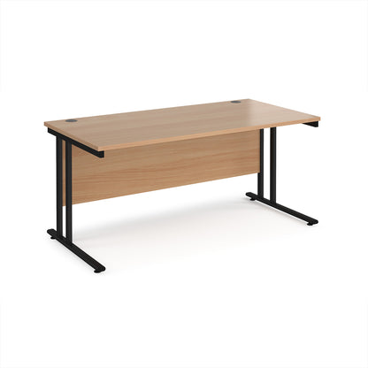 Maestro 25 cantilever 800mm deep desk - MC16KB