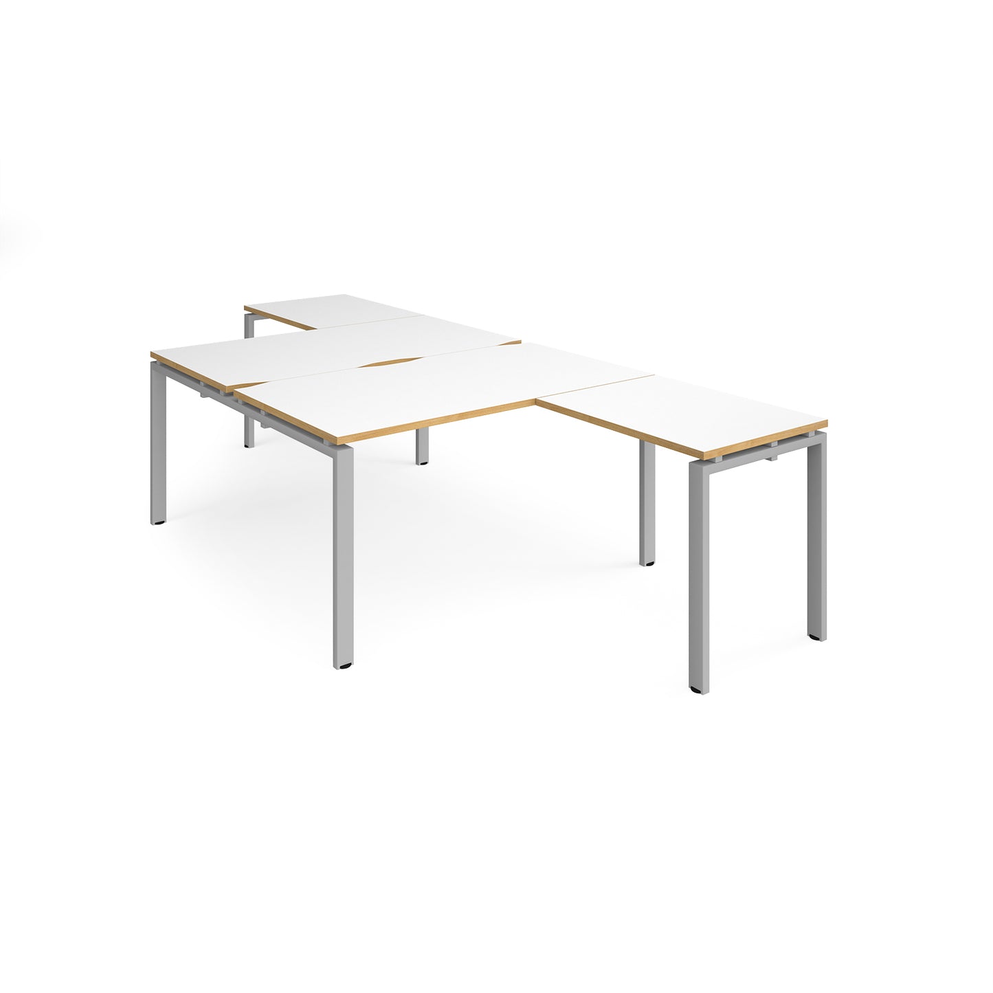 Adapt back to back desk with return - ER14168-S-WO
