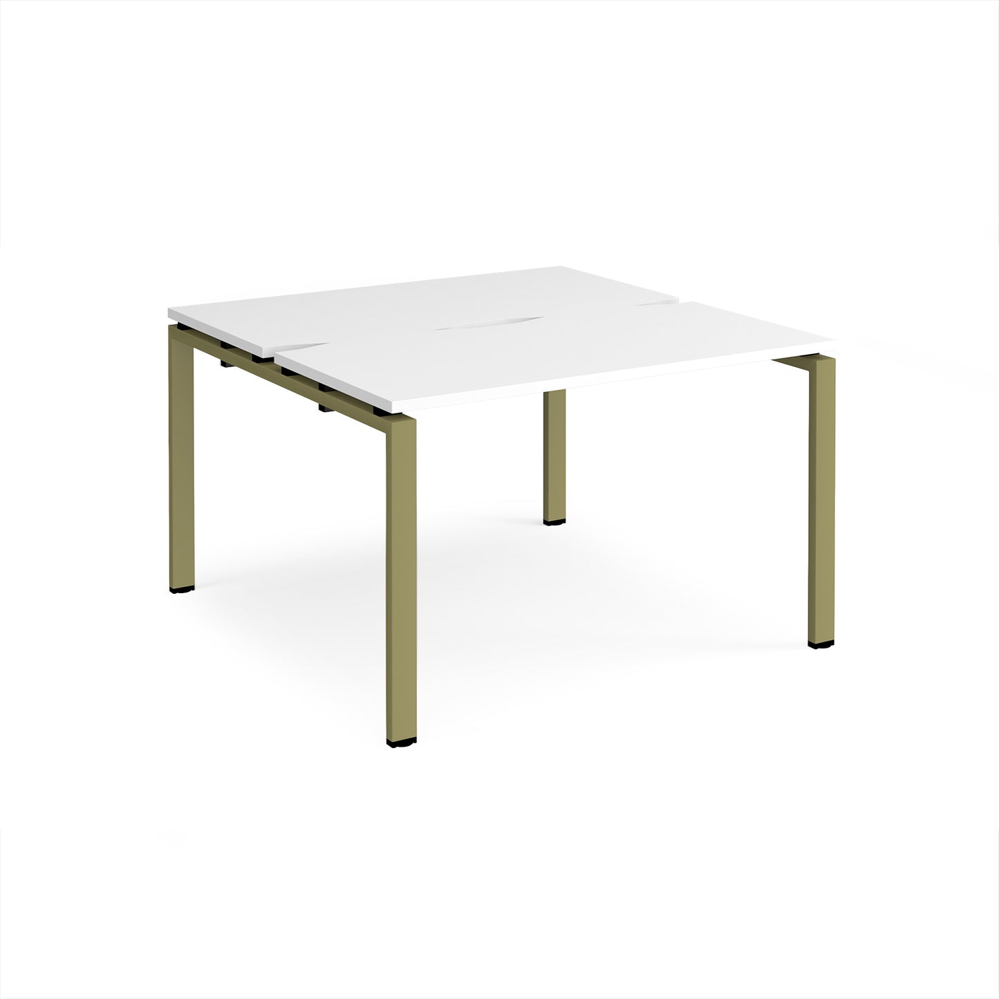 Adapt back to back desks 1200mm deep - E1212-GN-WH