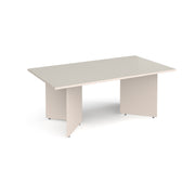 Arrow head leg rectangular boardroom table