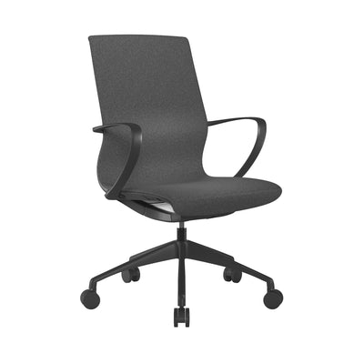 Medium Back Executive Task Chair with Minimalistic design, Integrated Height Control and  Weight Activated Auto Balance Mechanism