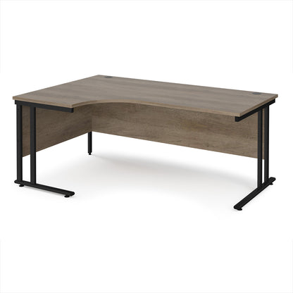 Maestro 25 cantilever left hand ergonomic desk - MC18ELKNO
