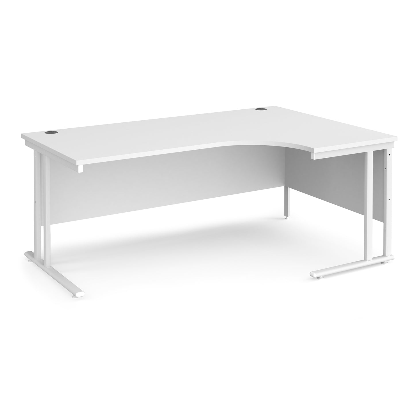 Maestro 25 cantilever right hand ergonomic desk - MC18ERWHWH