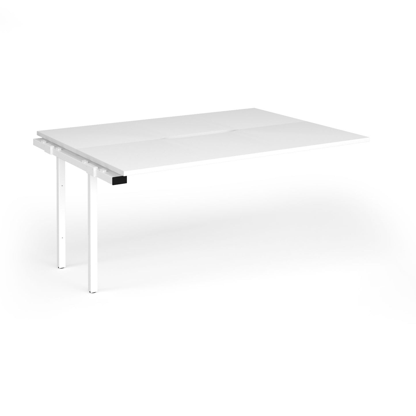 Connex Plus Goal Post back to back add on desks 1200mm deep - GCO1612-AB-WH-WH