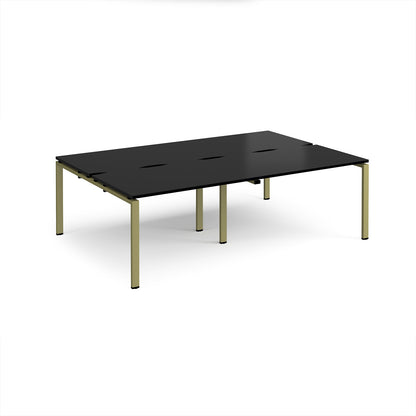 Adapt double back to back desks 1600mm deep - E2416-GN-BK
