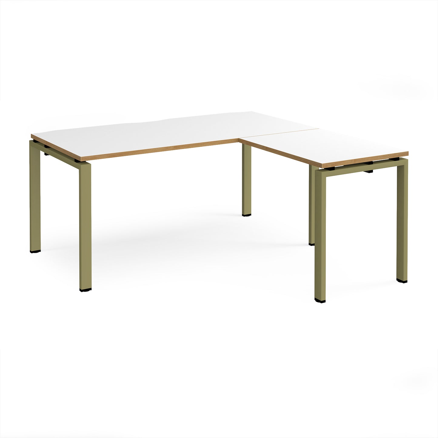 Adapt straight desk with return - ER1688-GN-WO