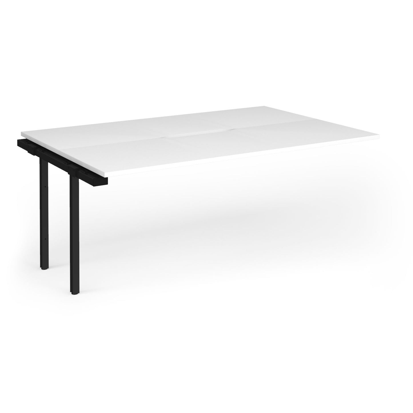 Connex Plus Goal Post back to back add on desks 1200mm deep - GCO1812-AB-K-WH