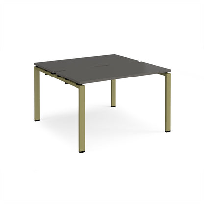 Adapt back to back desks 1200mm deep - E1212-GN-OG