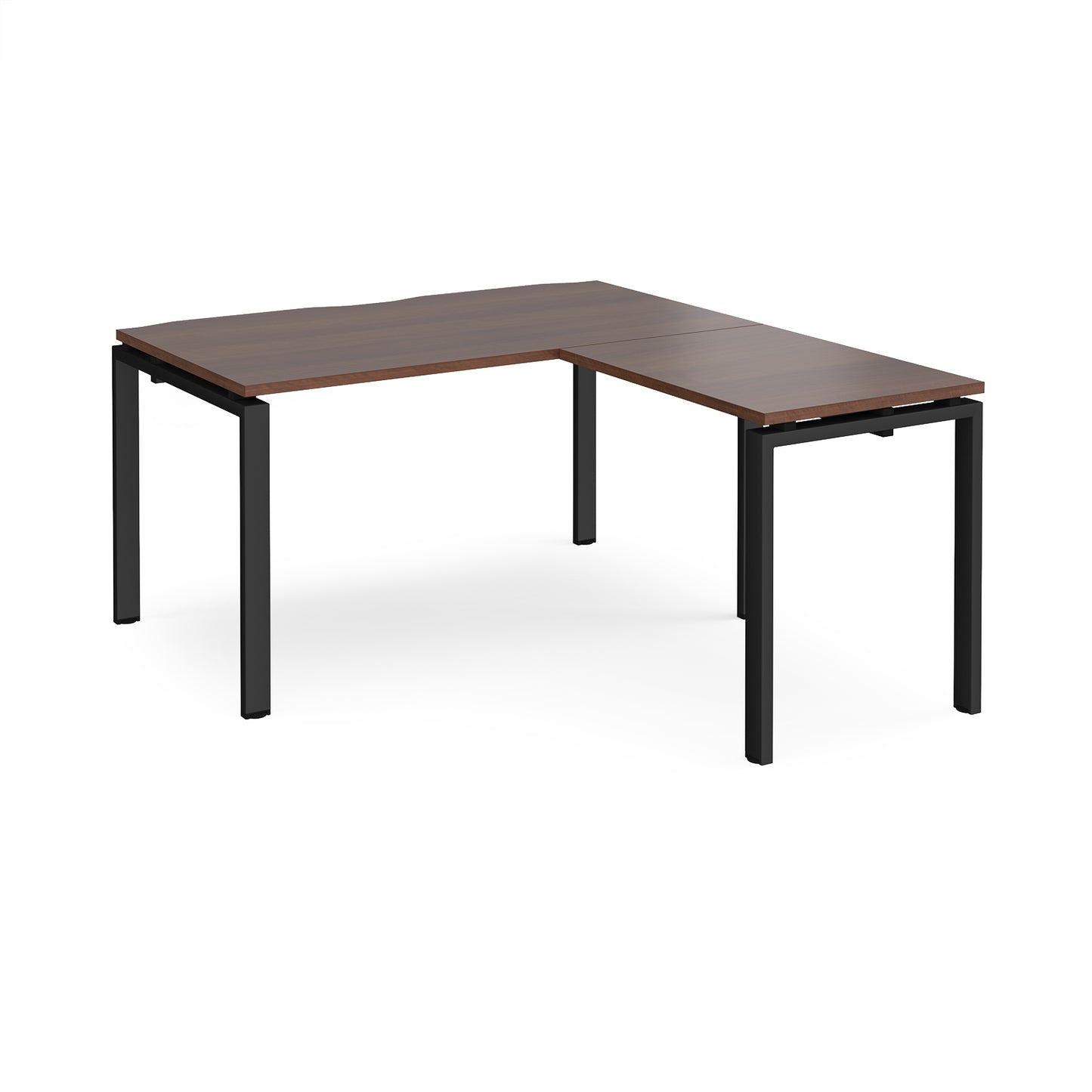 Adapt straight desk with return - ER1488-K-W