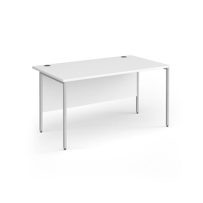 Contract 25 H-Frame straight desk - CH14S-S-WH