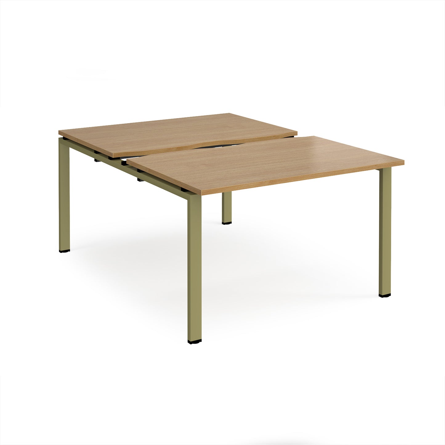 Adapt sliding top B2B desks 1600mm deep - STE1216-GN-O