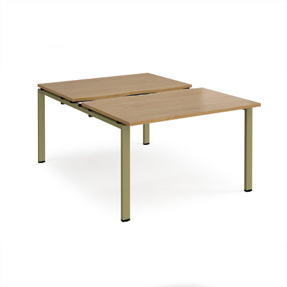 Adapt sliding top B2B desks 1600mm deep - STE1216-GN-O