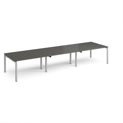 Adapt triple back to back desks 1200mm deep - E4212-S-OG