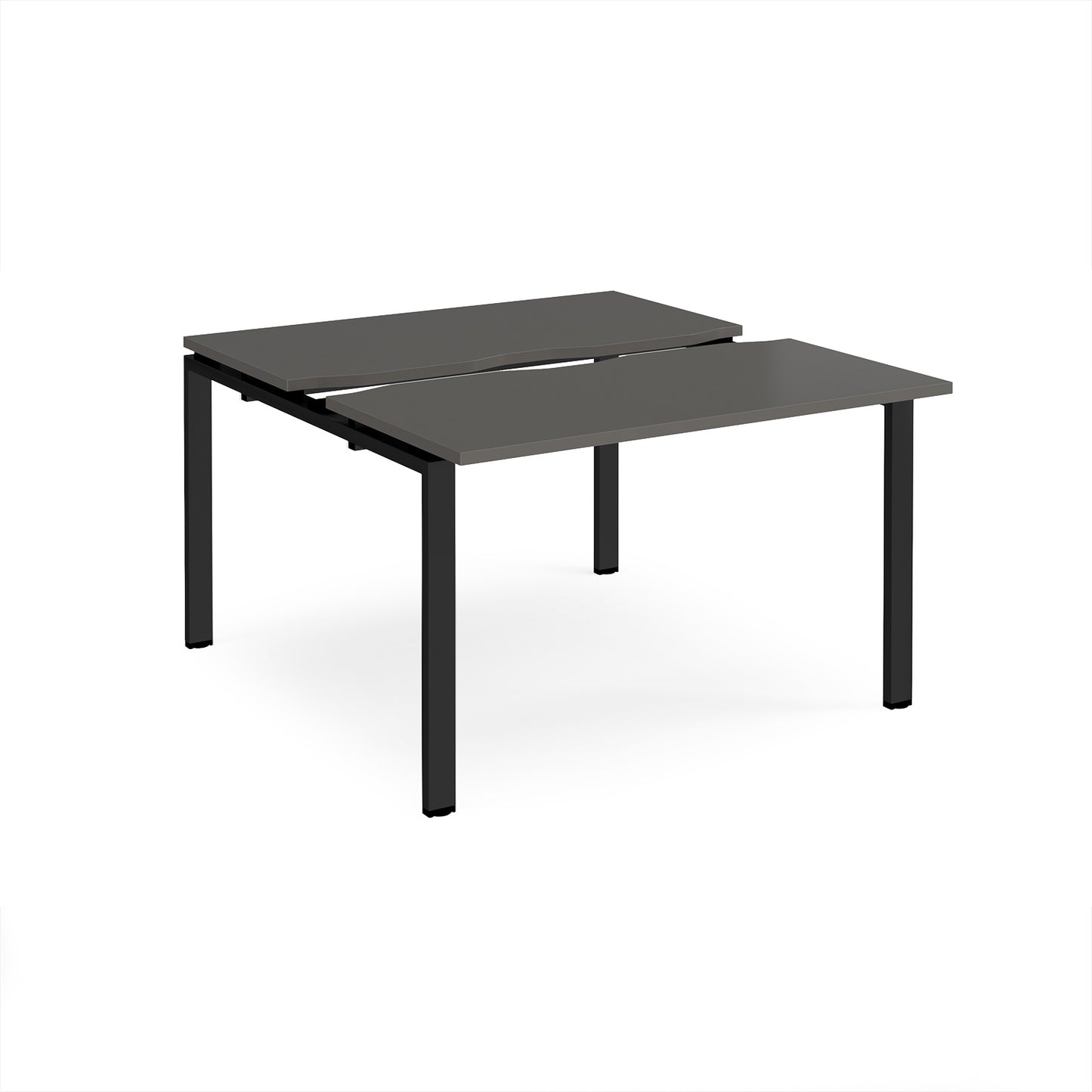 Adapt sliding top B2B desks 1200mm deep - STE1212-K-OG