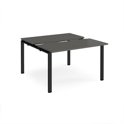 Adapt sliding top B2B desks 1200mm deep - STE1212-K-OG