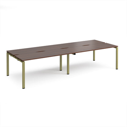 Adapt double back to back desks 1200mm deep - E3212-GN-W