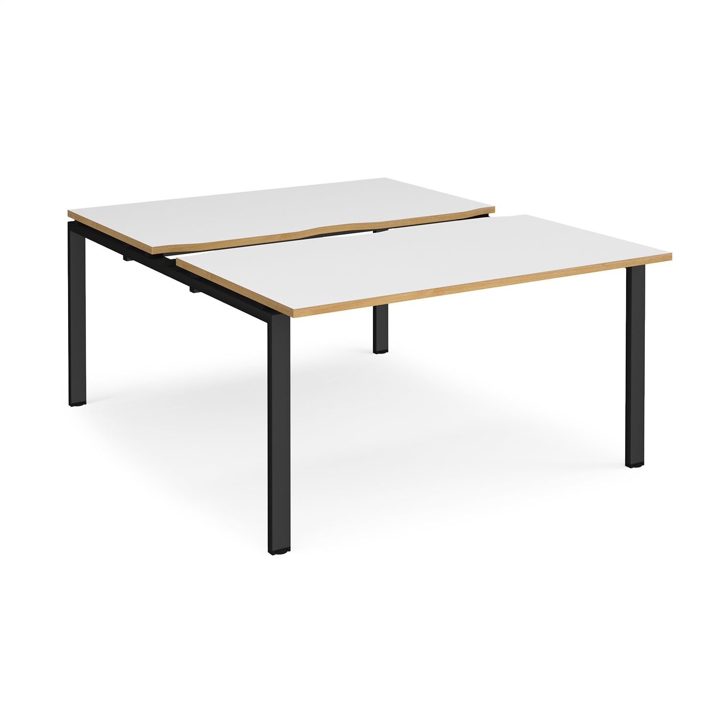 Adapt sliding top B2B desks 1600mm deep - STE1416-K-WO