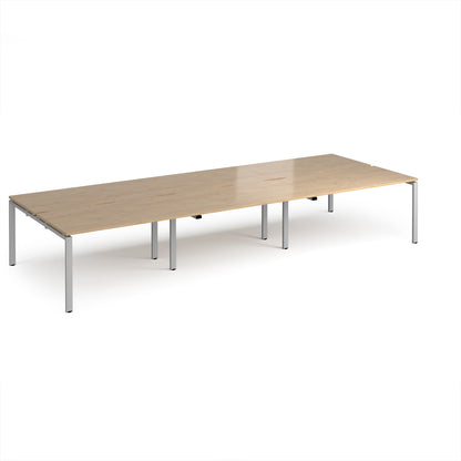 Adapt triple back to back desks 1600mm deep - E4216-S-KO