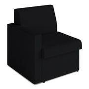 Contemporary Modular Fabric Low Back Sofa