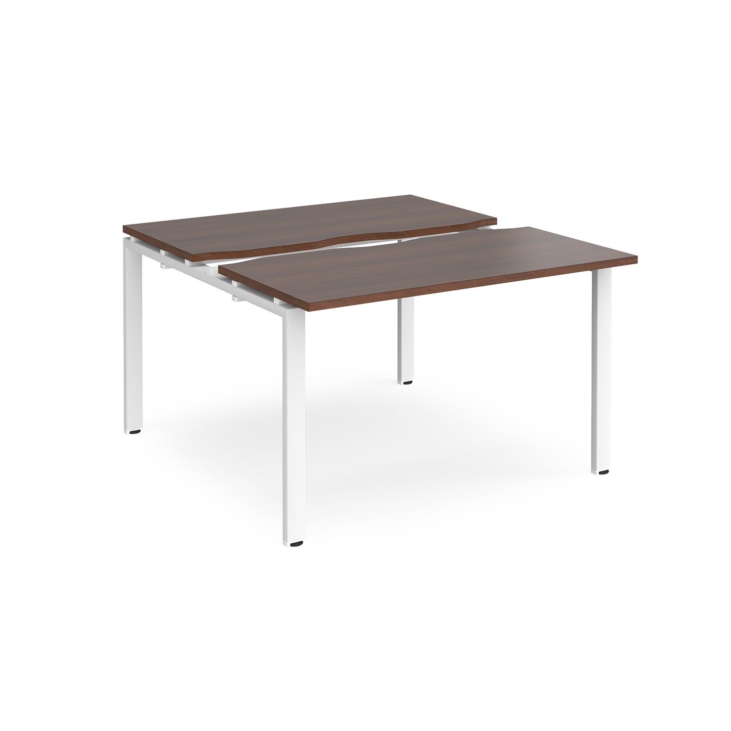 Adapt sliding top B2B desks 1200mm deep - STE1212-WH-W