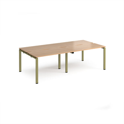 Adapt double back to back desks 1200mm deep - E2412-GN-B