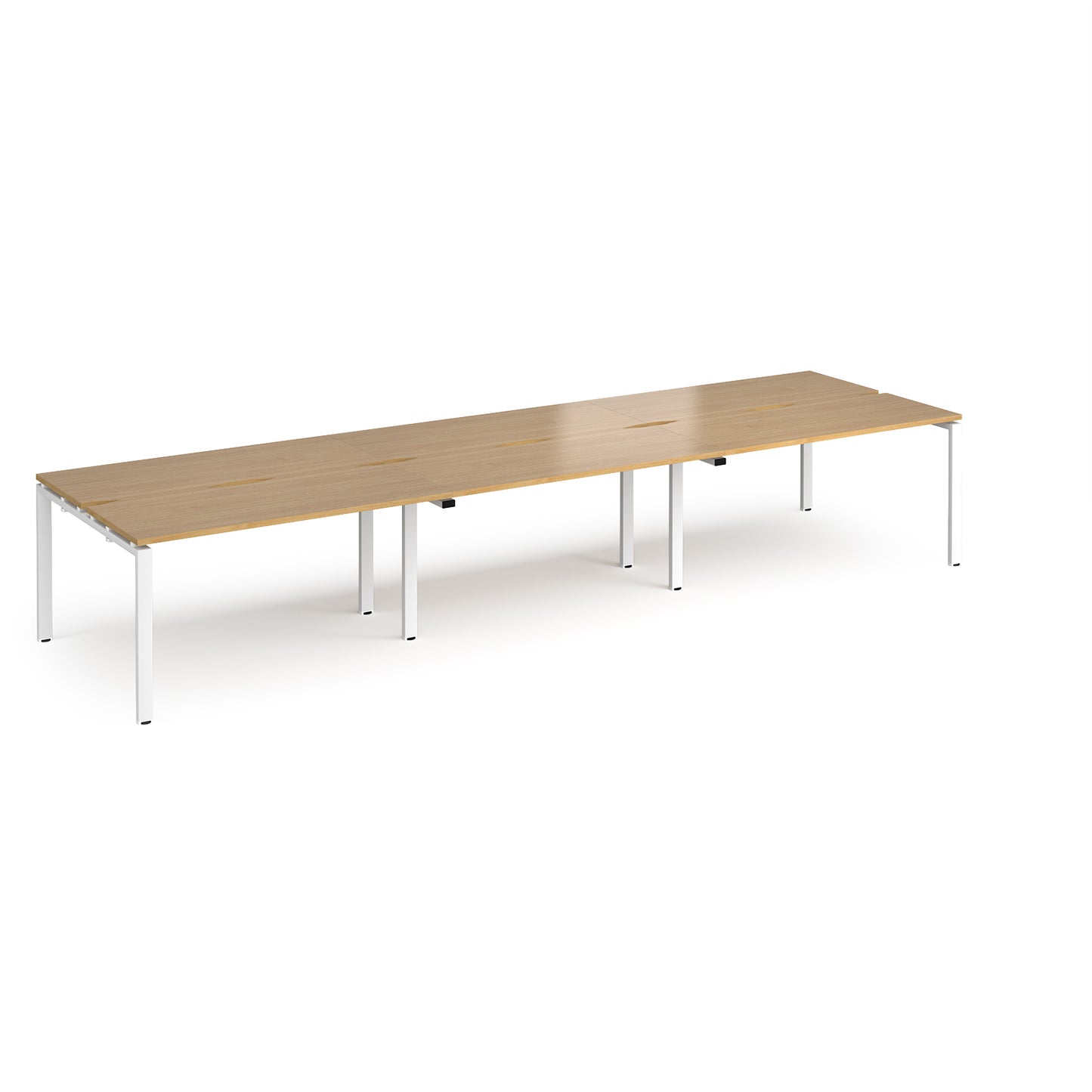Adapt triple back to back desks 1200mm deep - E4212-WH-O