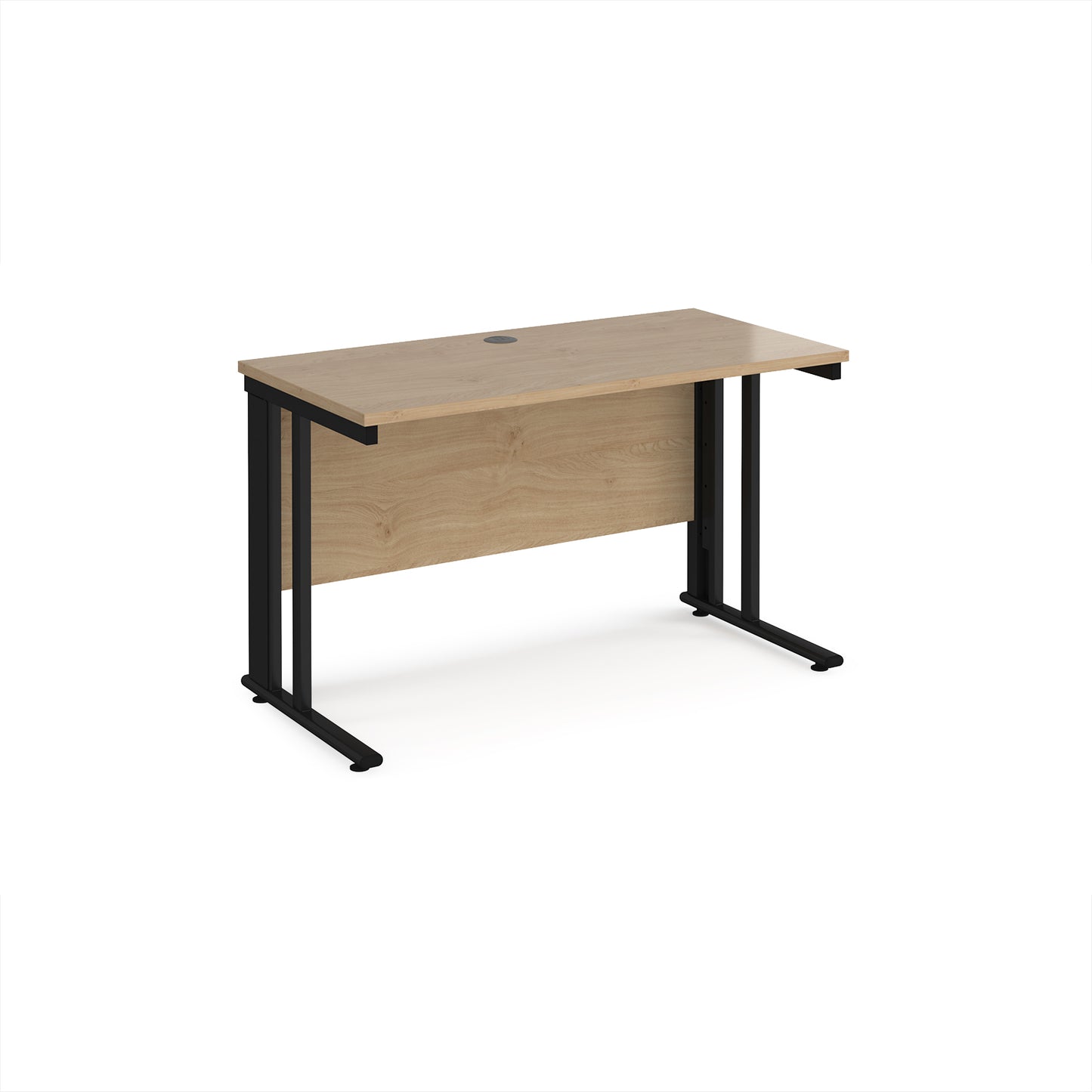 Maestro 25 cable managed 600mm deep desk - MCM612KKO