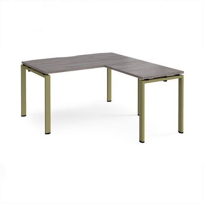 Adapt straight desk with return - ER1488-GN-GO
