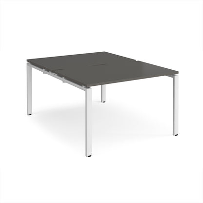 Adapt back to back desks 1600mm deep - E1216-WH-OG
