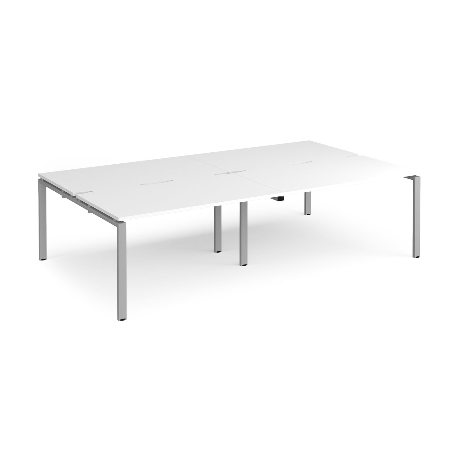 Adapt double back to back desks 1600mm deep - E2816-S-WH
