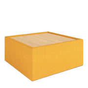 Contemporary Modular Fabric Table Unit with Beech Top