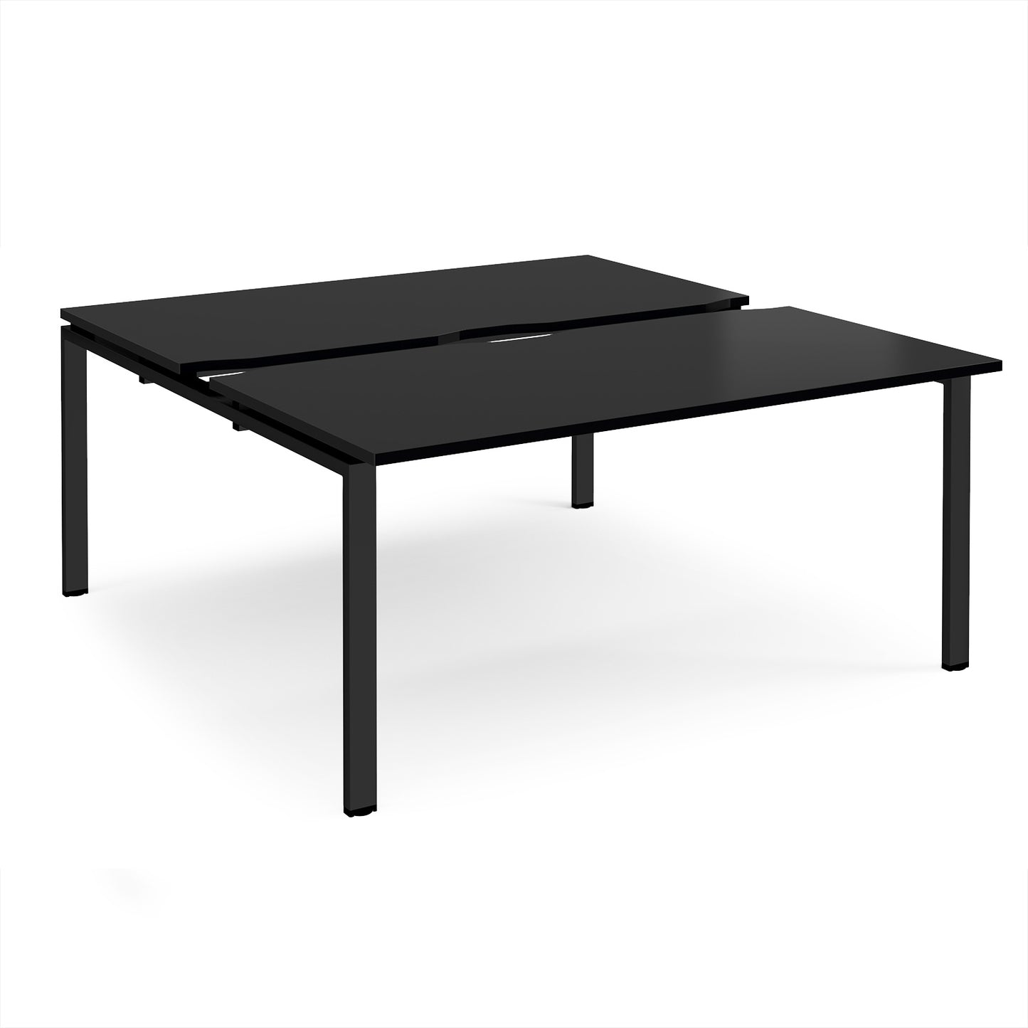 Adapt sliding top B2B desks 1600mm deep - STE1616-K-BK
