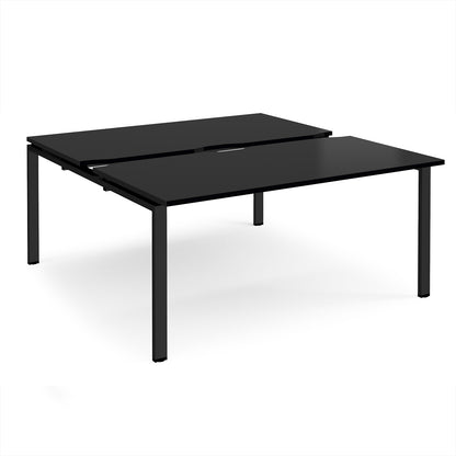 Adapt sliding top B2B desks 1600mm deep - STE1616-K-BK