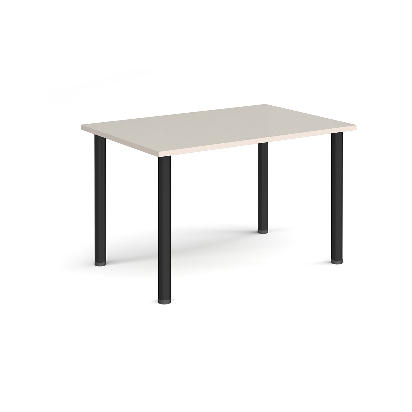 Rectangular radial leg meeting table - DRL1200-K-LG